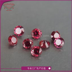 梧州市宝珍宝石经营部 厂家直销天然玫瑰红石榴石裸石，打造精美首饰工艺品