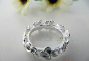 供应银戒指 梅花银戒指、闭口倒模银戒指N6050的价格、厂家与图片全解析